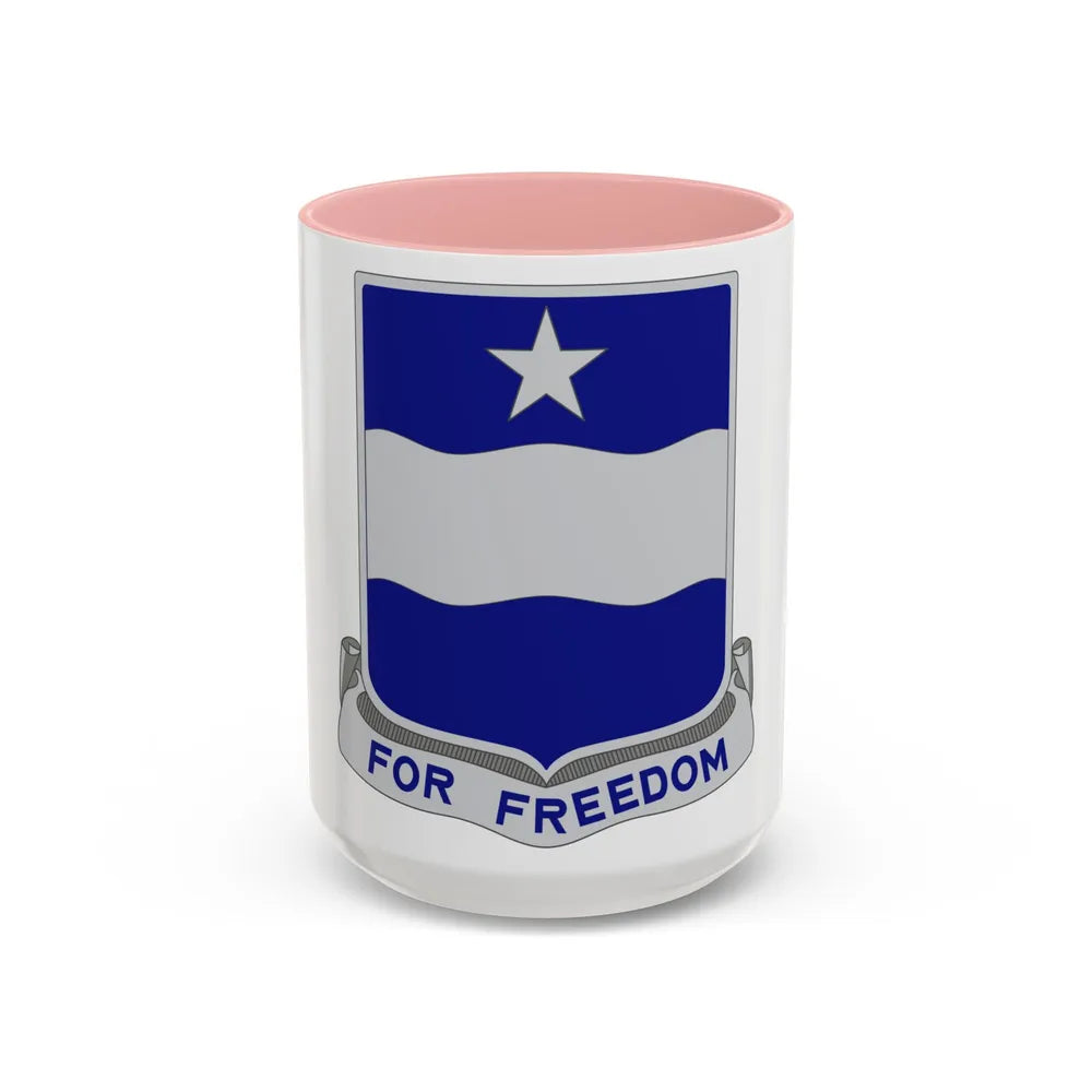 37th Infantry Regiment (U.S. Army) Accent Coffee Mug-15oz-Pink-Go Mug Yourself