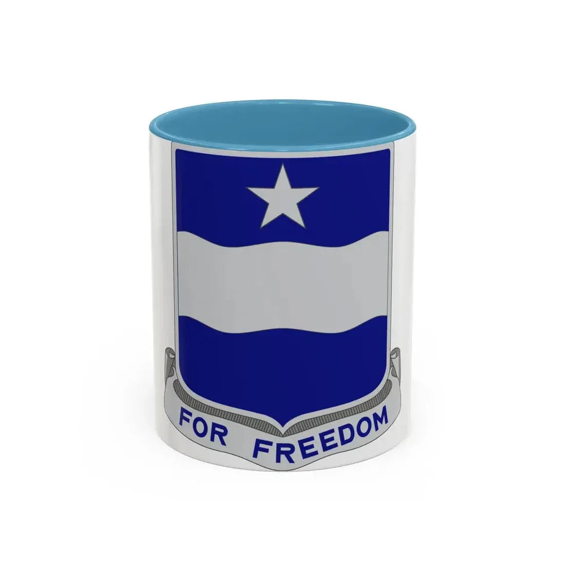 37th Infantry Regiment (U.S. Army) Accent Coffee Mug 11oz Light Blue - Go Mug Yourself