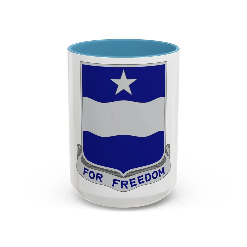 37th Infantry Regiment (U.S. Army) Accent Coffee Mug 15oz Light Blue - Go Mug Yourself
