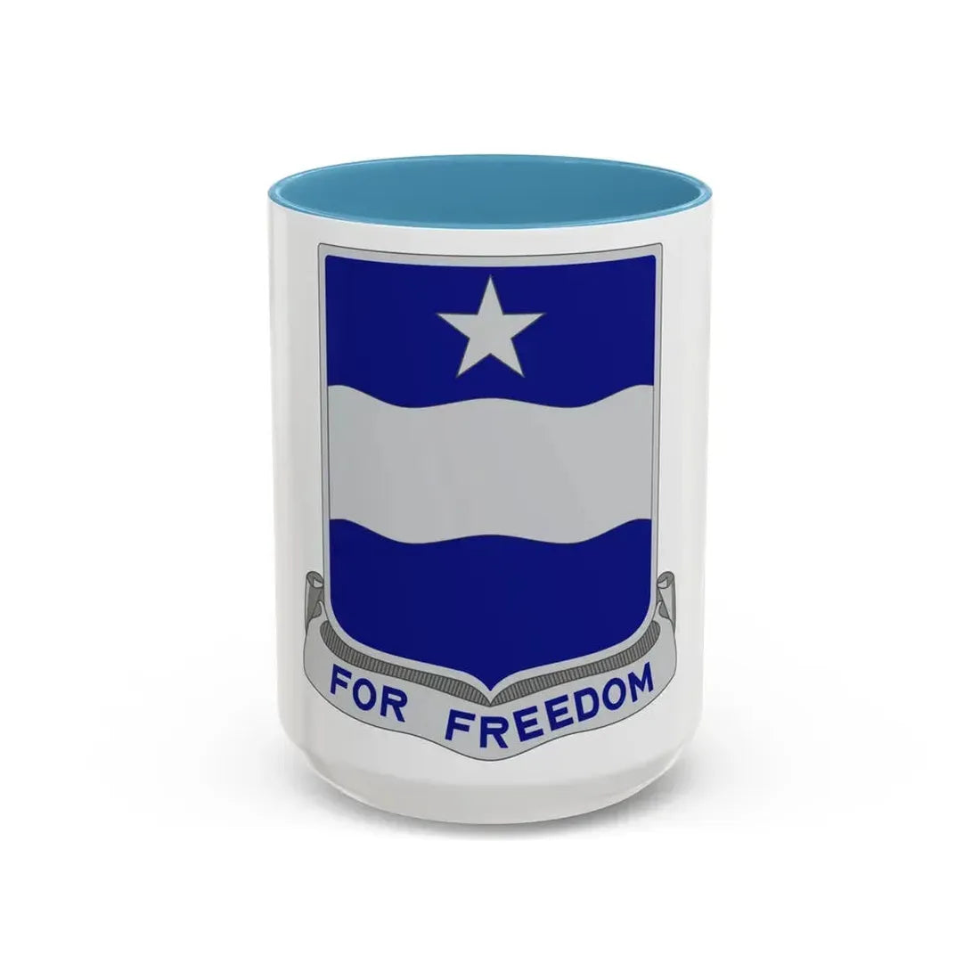 37th Infantry Regiment (U.S. Army) Accent Coffee Mug 15oz Light Blue - Go Mug Yourself