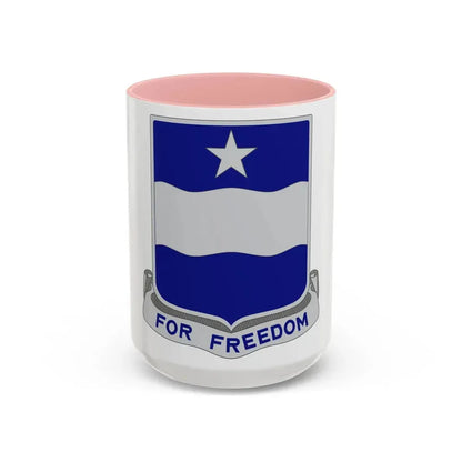 37th Infantry Regiment (U.S. Army) Accent Coffee Mug 15oz Pink - Go Mug Yourself
