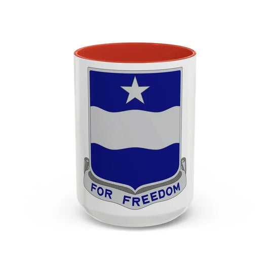 37th Infantry Regiment (U.S. Army) Accent Coffee Mug 15oz Red - Go Mug Yourself