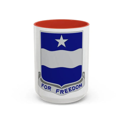 37th Infantry Regiment (U.S. Army) Accent Coffee Mug 15oz Red - Go Mug Yourself