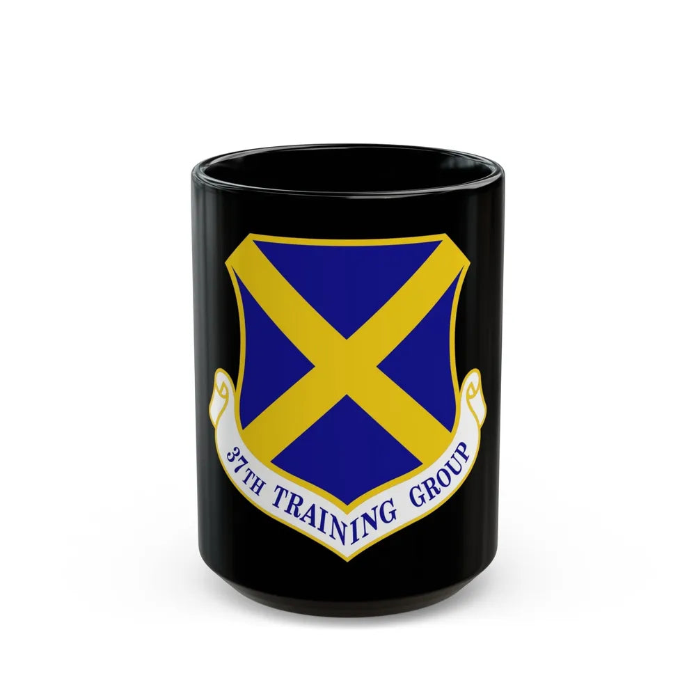 37th Training Group (U.S. Air Force) Black Coffee Mug-15oz-Go Mug Yourself