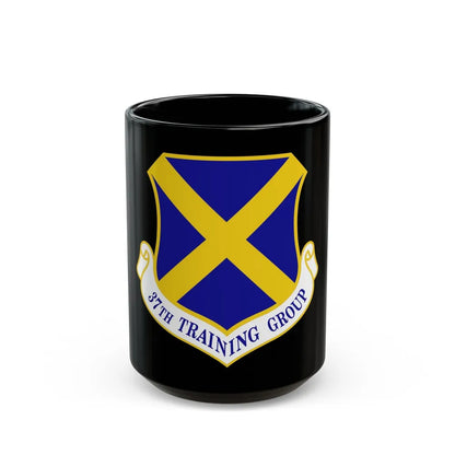 37th Training Group (U.S. Air Force) Black Coffee Mug-15oz-Go Mug Yourself