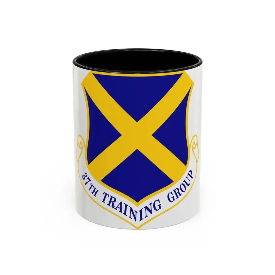 37th Training Group (U.S. Air Force) Accent Coffee Mug 11oz Black - Go Mug Yourself