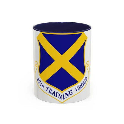 37th Training Group (U.S. Air Force) Accent Coffee Mug 11oz Navy - Go Mug Yourself