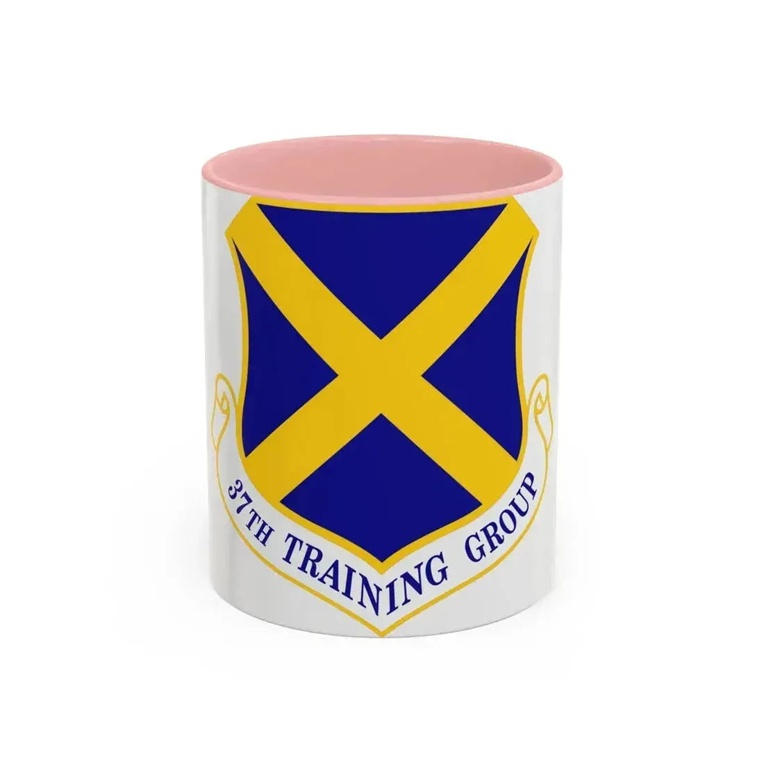 37th Training Group (U.S. Air Force) Accent Coffee Mug 11oz Pink - Go Mug Yourself
