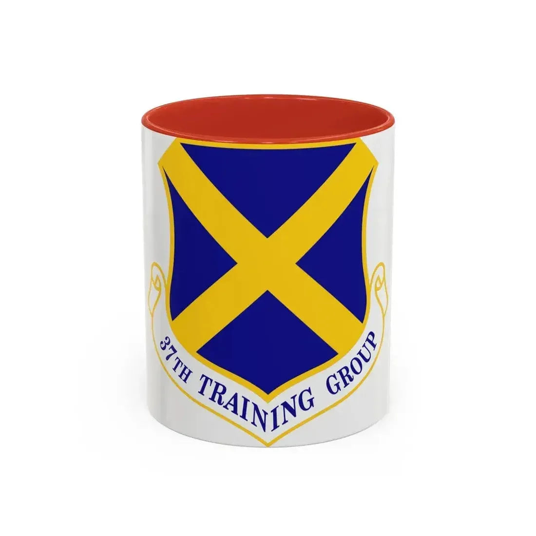 37th Training Group (U.S. Air Force) Accent Coffee Mug 11oz Red - Go Mug Yourself