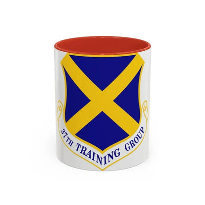 37th Training Group (U.S. Air Force) Accent Coffee Mug 11oz Red - Go Mug Yourself