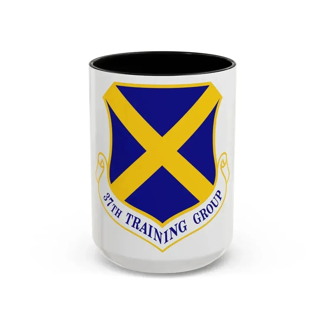37th Training Group (U.S. Air Force) Accent Coffee Mug 15oz Black - Go Mug Yourself