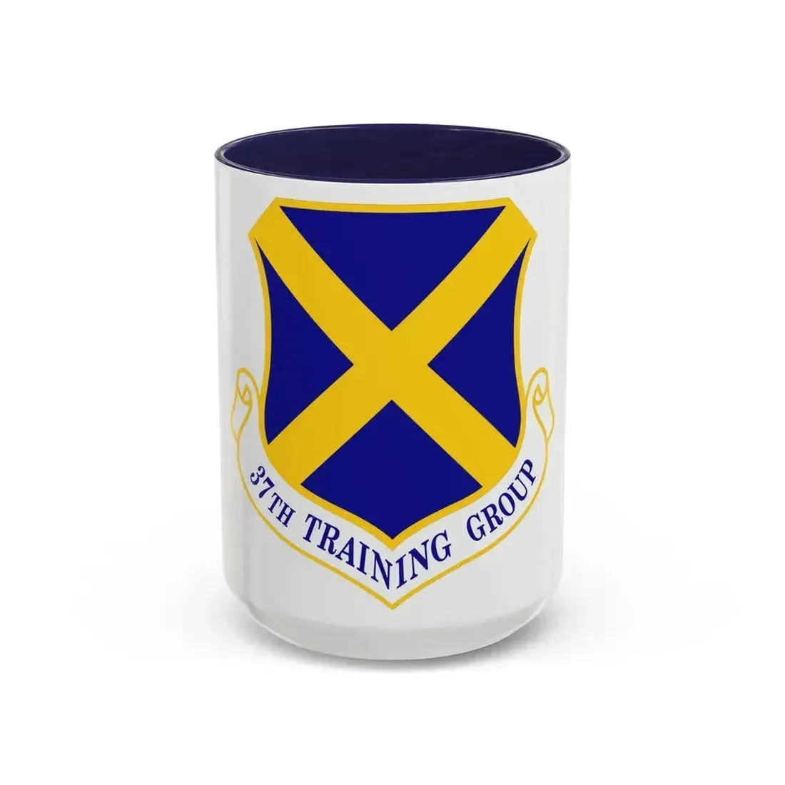 37th Training Group (U.S. Air Force) Accent Coffee Mug 15oz Navy - Go Mug Yourself
