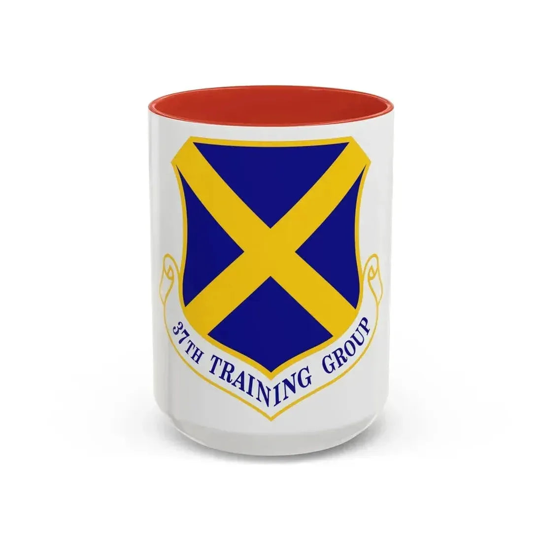 37th Training Group (U.S. Air Force) Accent Coffee Mug 15oz Red - Go Mug Yourself