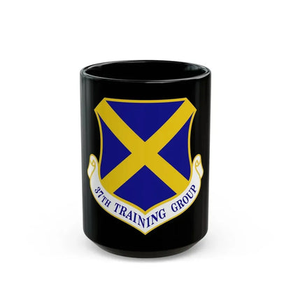 37th Training Group (U.S. Air Force) Black Coffee Mug 15oz - Go Mug Yourself