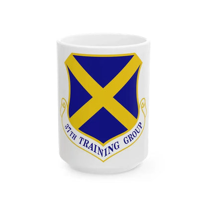 37th Training Group (U.S. Air Force) White Coffee Mug 15oz - Go Mug Yourself