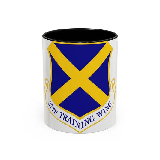 37th Training Wing (U.S. Air Force) Accent Coffee Mug 11oz Black - Go Mug Yourself