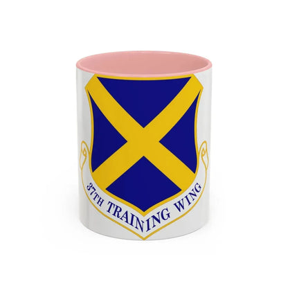 37th Training Wing (U.S. Air Force) Accent Coffee Mug 11oz Pink - Go Mug Yourself