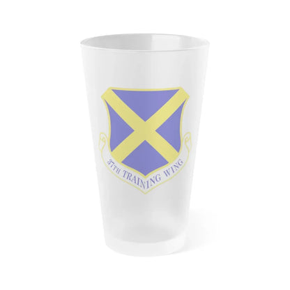 37th Training Wing (U.S. Air Force) Frosted Pint Glass 16oz Default Title - Go Mug Yourself