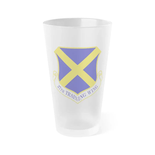 37th Training Wing (U.S. Air Force) Frosted Pint Glass 16oz Default Title - Go Mug Yourself