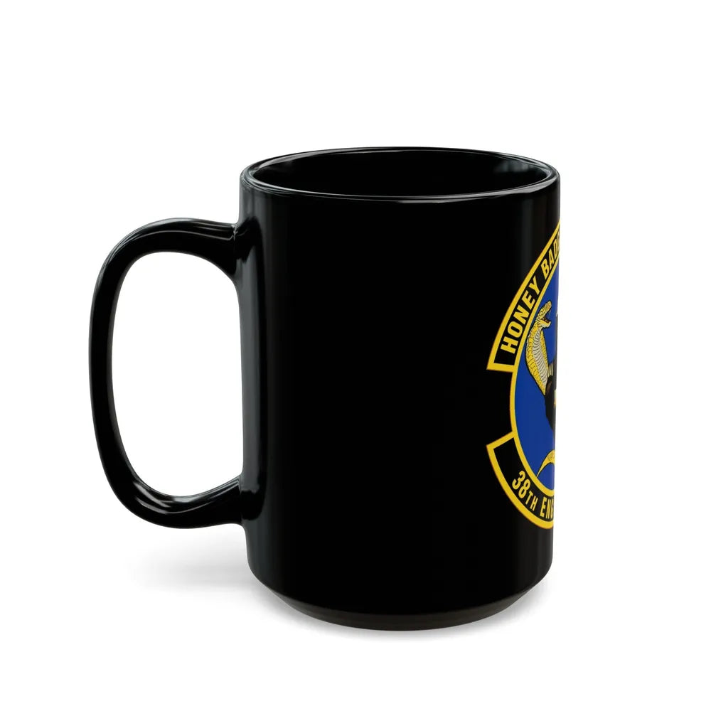 38 Engineering Squadron ACC (U.S. Air Force) Black Coffee Mug-Go Mug Yourself