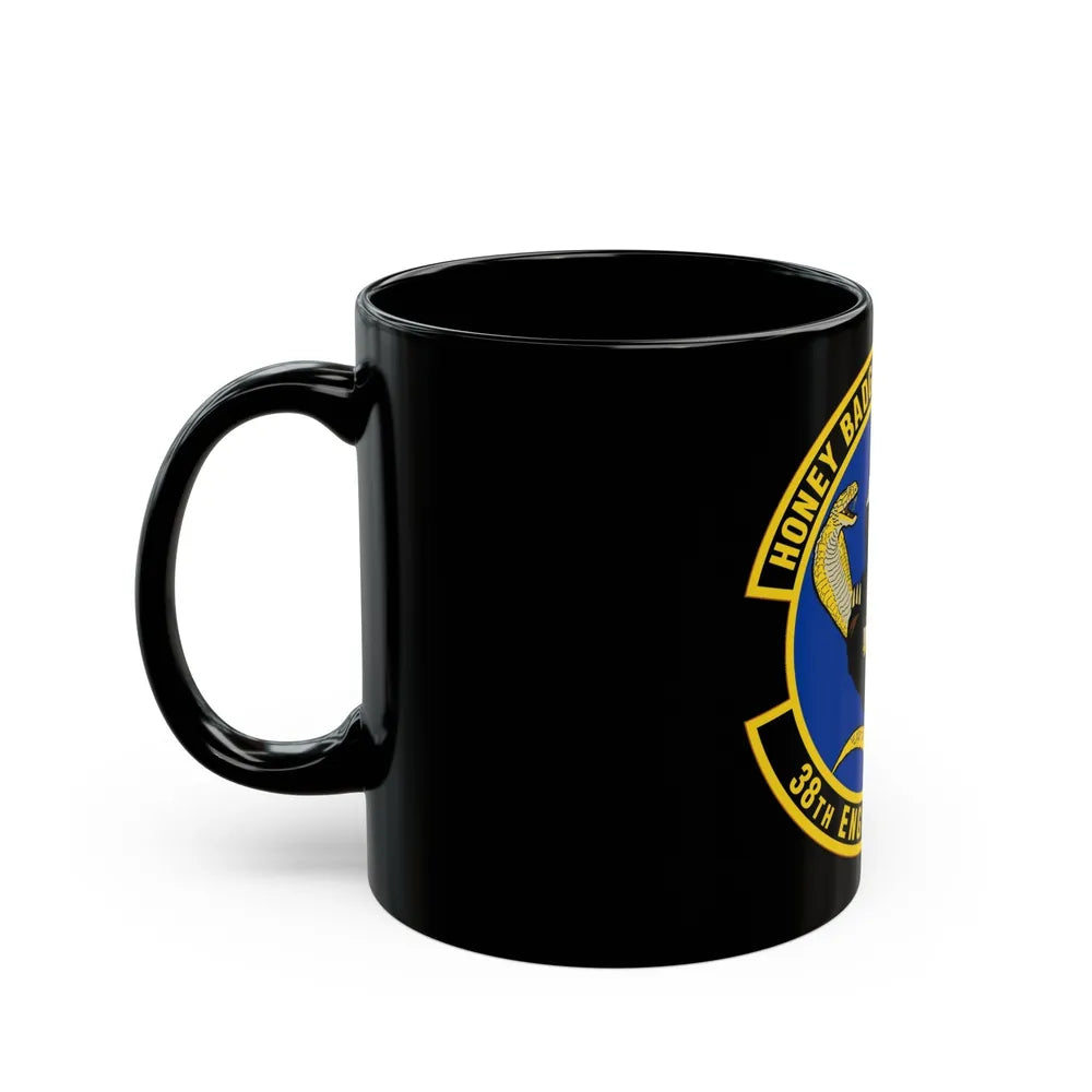 38 Engineering Squadron ACC (U.S. Air Force) Black Coffee Mug-Go Mug Yourself