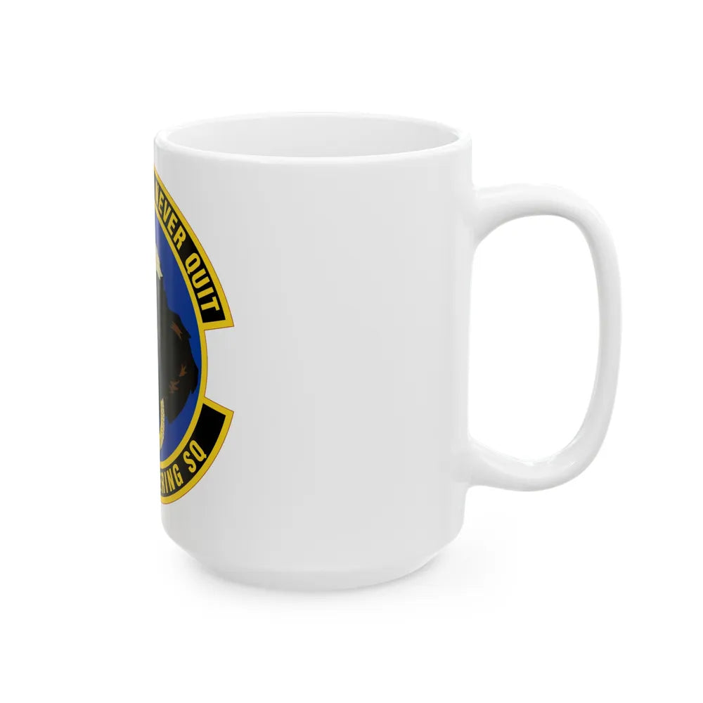 38 Engineering Squadron ACC (U.S. Air Force) White Coffee Mug-Go Mug Yourself