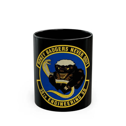 38 Engineering Squadron ACC (U.S. Air Force) Black Coffee Mug 11oz - Go Mug Yourself