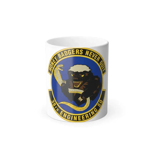 38 Engineering Squadron ACC (U.S. Air Force) Color Changing Coffee Mug 11oz - Go Mug Yourself