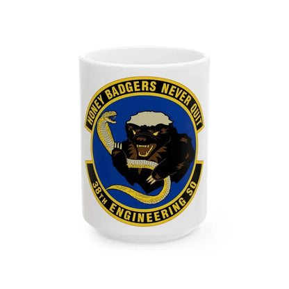38 Engineering Squadron ACC (U.S. Air Force) White Coffee Mug 15oz - Go Mug Yourself