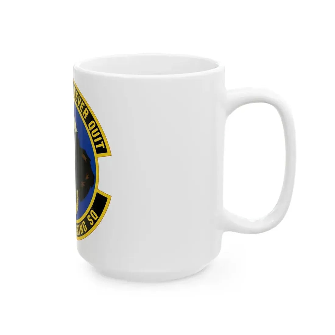 38 Engineering Squadron ACC (U.S. Air Force) White Coffee Mug - Go Mug Yourself