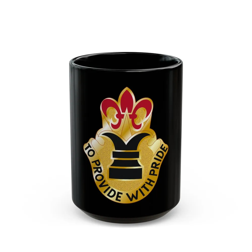 38 Personnel Services Battalion (U.S. Army) Black Coffee Mug-15oz-Go Mug Yourself