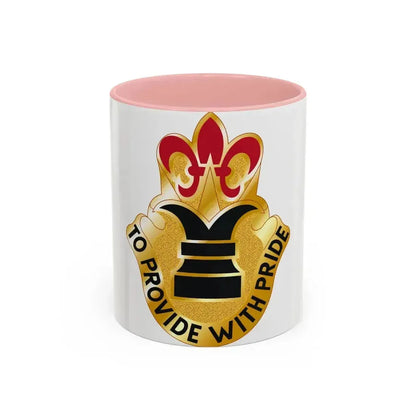 38 Personnel Services Battalion (U.S. Army) Accent Coffee Mug 11oz Pink - Go Mug Yourself