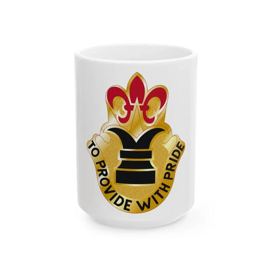 38 Personnel Services Battalion (U.S. Army) White Coffee Mug 15oz - Go Mug Yourself