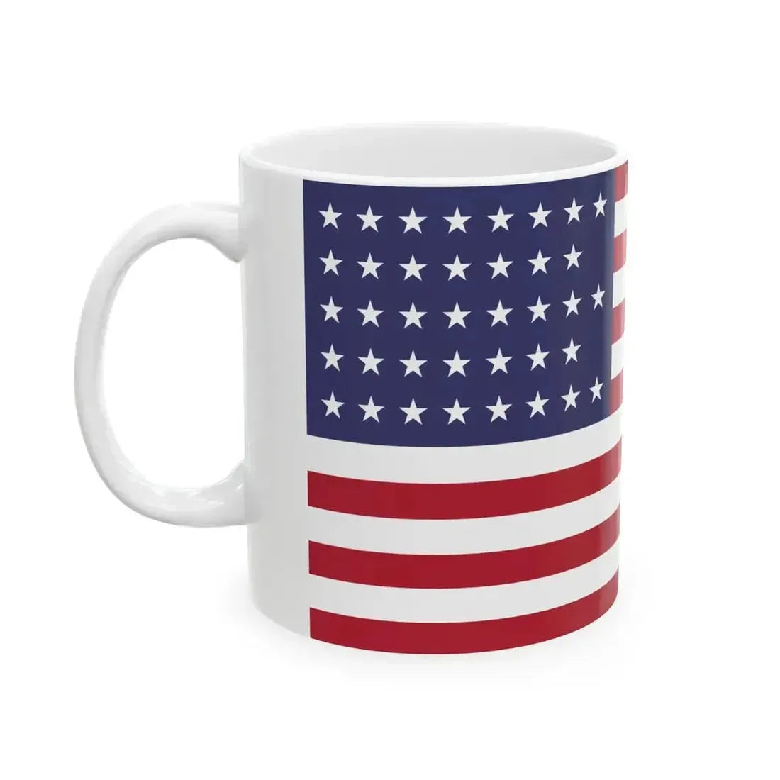 38 Star US Flag (United States) White Coffee Mug - Go Mug Yourself