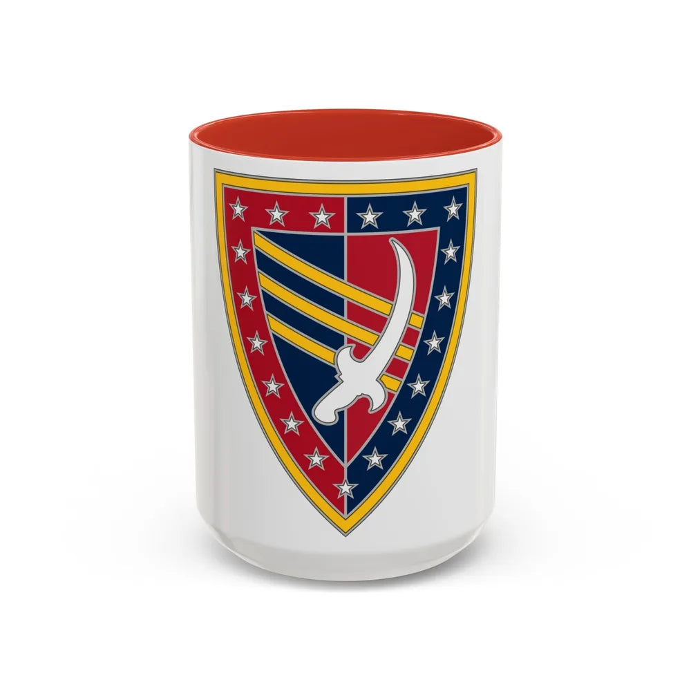 38 Sustainment Brigade (U.S. Army) Accent Coffee Mug-15oz-Black-Go Mug Yourself