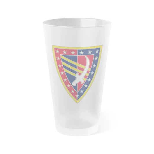 38 Sustainment Brigade (U.S. Army) Frosted Pint Glass 16oz Default Title - Go Mug Yourself
