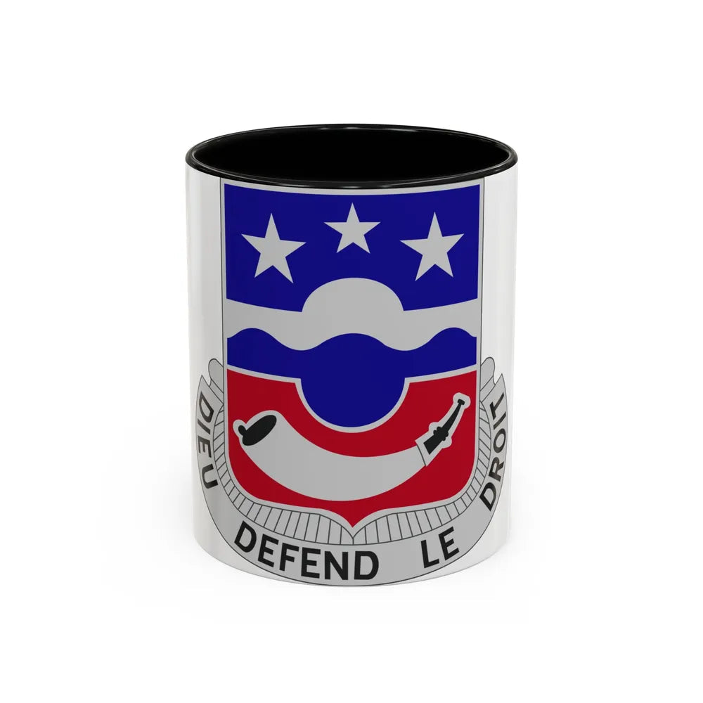 380 Infantry Regiment (U.S. Army) Accent Coffee Mug-11oz-Black-Go Mug Yourself