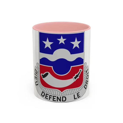 380 Infantry Regiment (U.S. Army) Accent Coffee Mug 11oz Pink - Go Mug Yourself