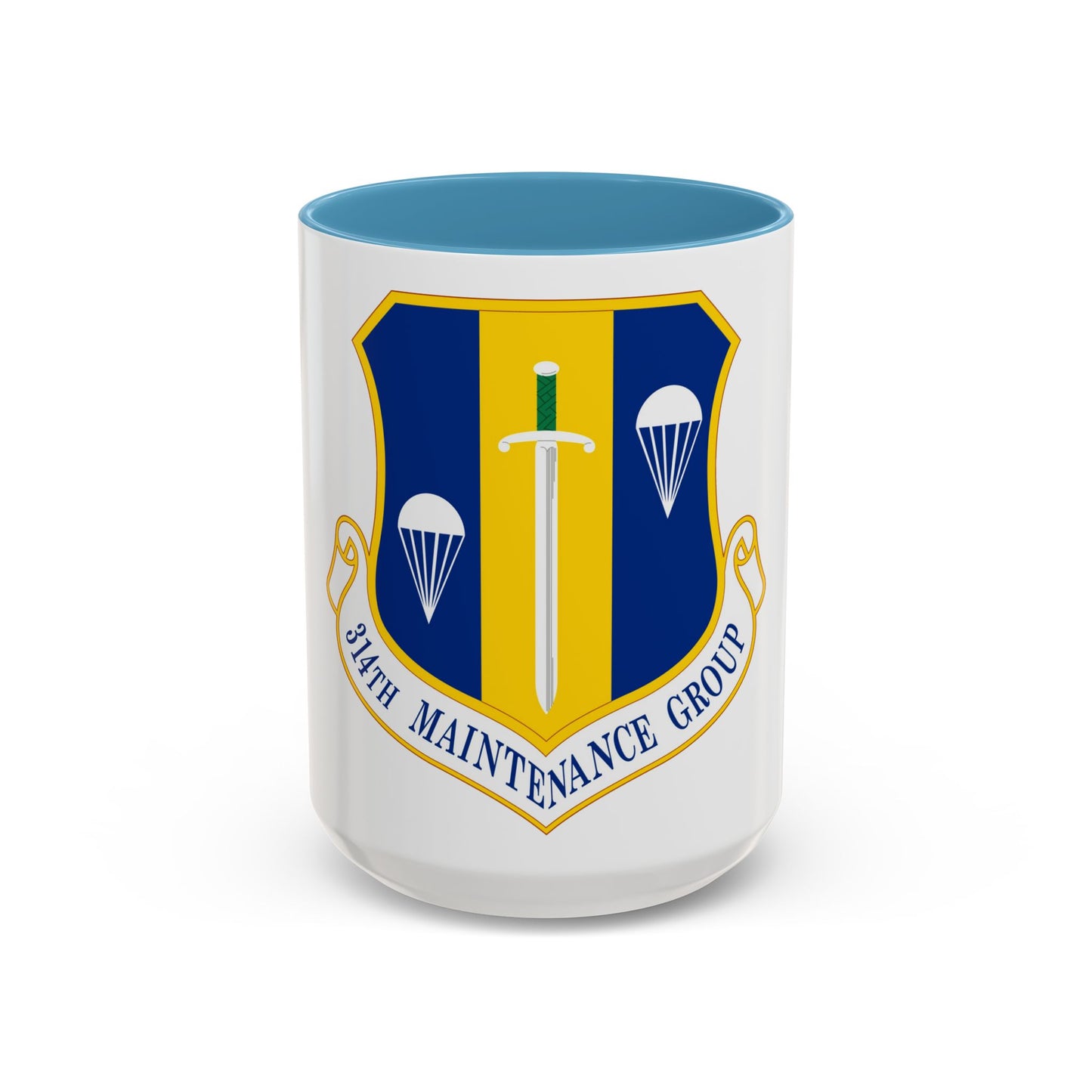 314 Maintenance Group AETC (U.S. Air Force) Accent Coffee Mug