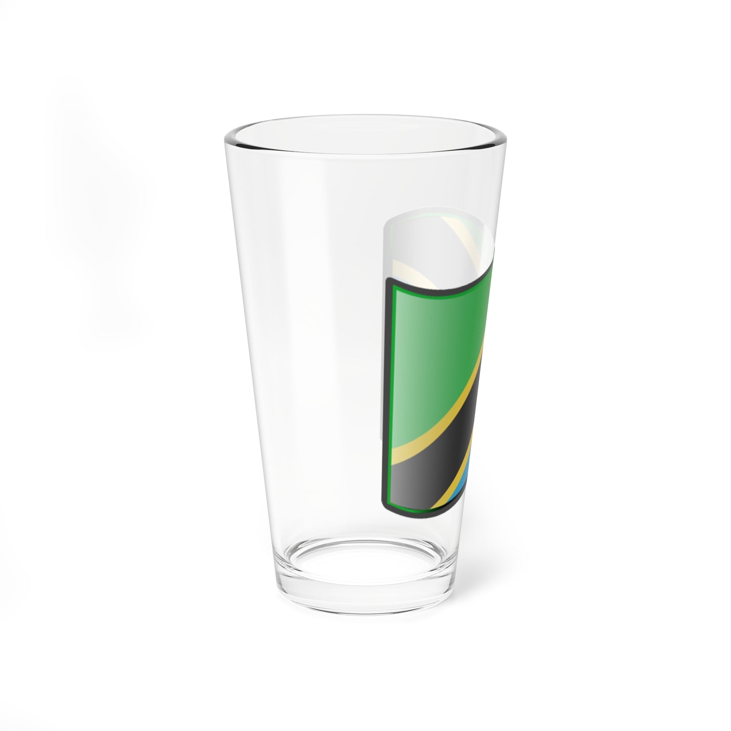 Nuvola Tanzanian flag (Tanzania) Pint Glass 16oz