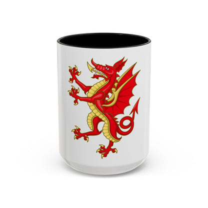Tudor Dragon Badge - Accent Coffee Mug