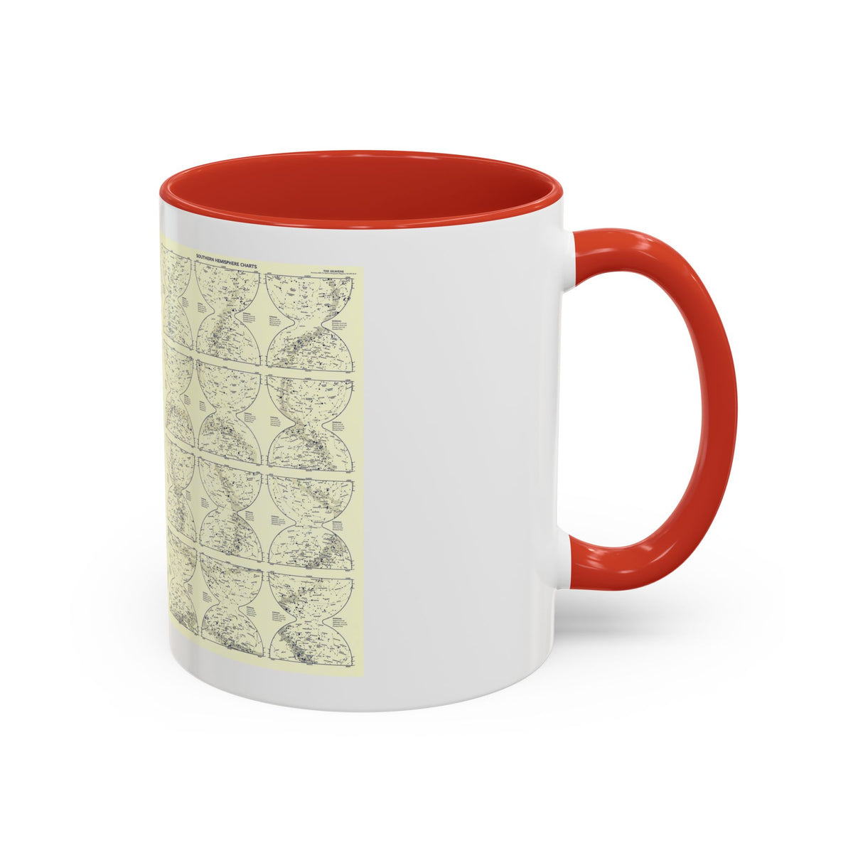 Heavens, The 2 (1957) (Map) Accent Coffee Mug