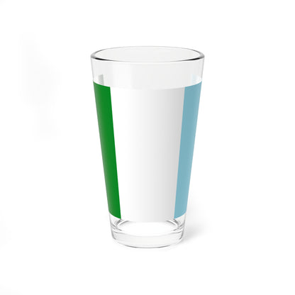 Datem del Maranon flag (Peru) Pint Glass 16oz