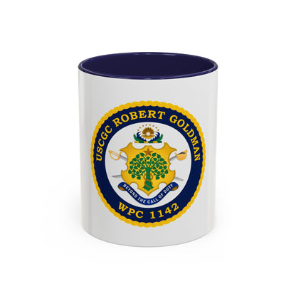 USCGC Robert Goldman WPC 1142 (U.S. Coast Guard) Accent Coffee Mug
