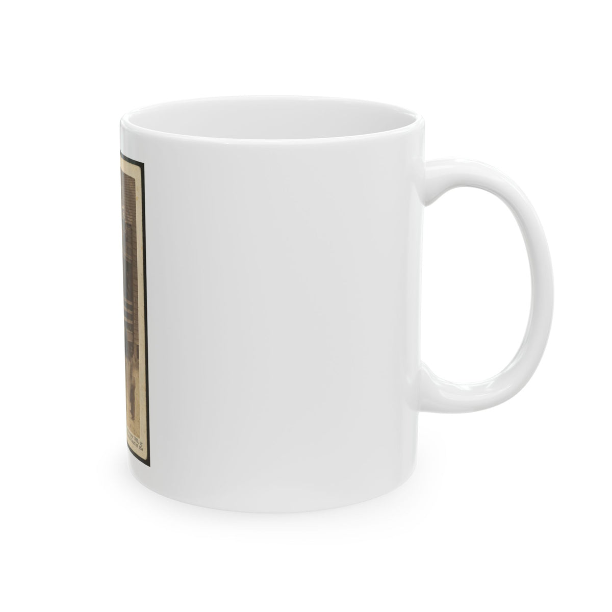 African American Men Tending A Horse (U.S. Civil War) White Coffee Mug