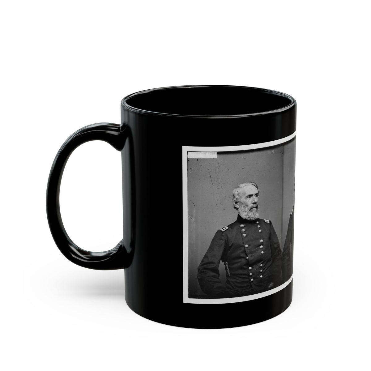 Portrait Of Maj. Gen. Edwin V. Sumner, Officer Of The Federal Army (U.S. Civil War) Black Coffee Mug