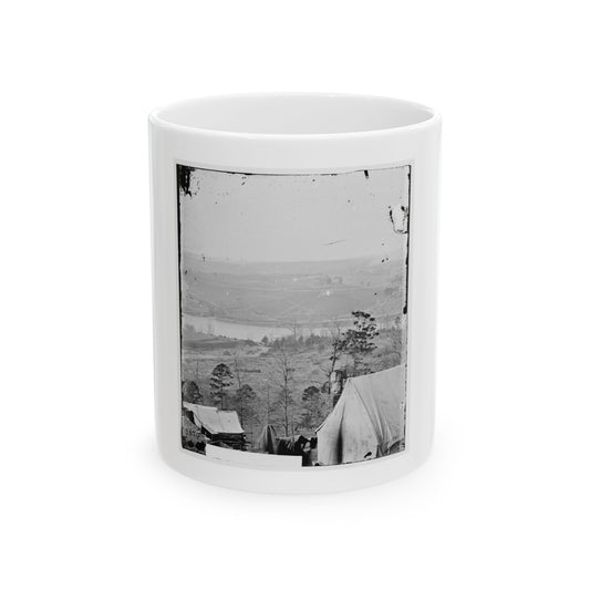 Knoxville, Tenn. Environs Of Knoxville Seen From South Bank Of Tennessee River; East Tennessee University In Middle Distance (U.S. Civil War) White Coffee Mug
