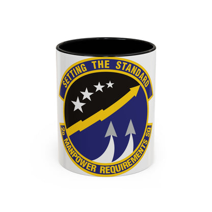 2d Manpower Requirements Squadron (U.S. Air Force) Accent Coffee Mug