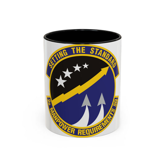 2d Manpower Requirements Squadron (U.S. Air Force) Accent Coffee Mug
