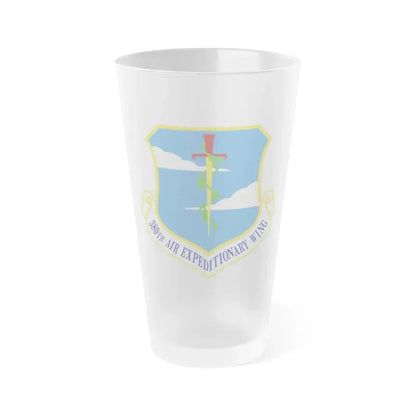 380th Air Expeditionary Wing (U.S. Air Force) Frosted Pint Glass 16oz Default Title - Go Mug Yourself
